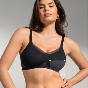 Honeylove CrossOver Bra Black XL